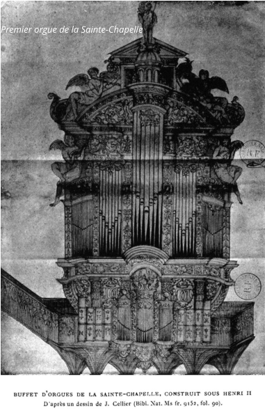 Premier orgue de la Sainte-Chapelle
